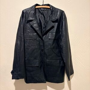 Nasty Gal Faux Leather Jacket
